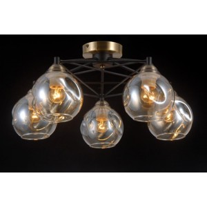 39171MD/5 MBK+AB (1) Люстра  NW