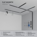 Коннектор для 4-стороннего соединителя накладного шинопровода Elektrostandard Flat Magnetic 85004/00 черный a063739