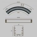 Комплектующие к светодиодной ленте Led Strip ALM-3535R-B-D-90°-0.8M