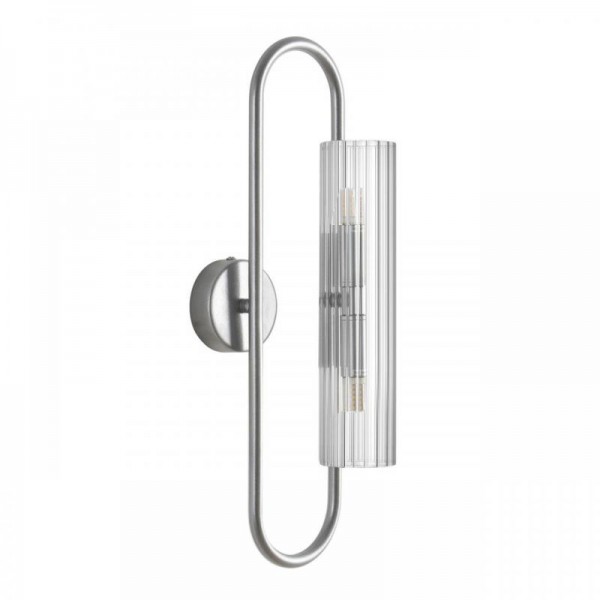 8258/2W SUSPENTIONI LN26 серебро/прозрачный, металл/стекло Бра G9 2*20W 220V TORONTO