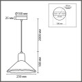 Подвесной светильник Lumion SUSPENTIONI 8352/1A