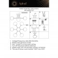 Потолочная люстра Aployt Ewka APL.906.07.07
