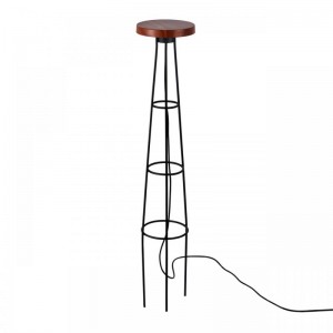 7108/15GL NATURE ODL26 Уличный встраиваемый в грунт светильник 940мм окраш. под дерево/металл IP65 LED 12W 278Лм 3000K 220-240V LIANA