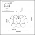 Потолочная люстра Lumion Comfi Darcy 4551/6C