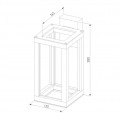 Уличный настенный светодиодный светильник Elektrostandard Frame 1527 Techno Led черный a051855