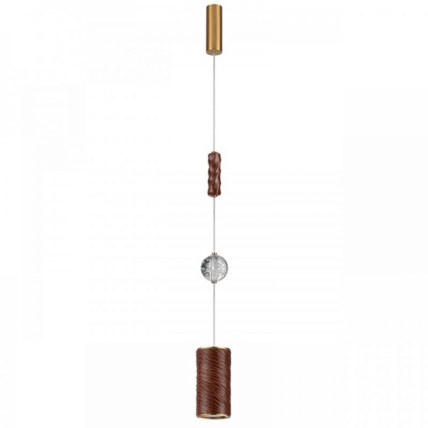 5450/18LB L-VISION ODL_EX26 коричневый/античная бронза/металл/керамика/хрусталь/акрил Подвес LED x 18W 2000К/3000K/4000K/переключ. RIVERA