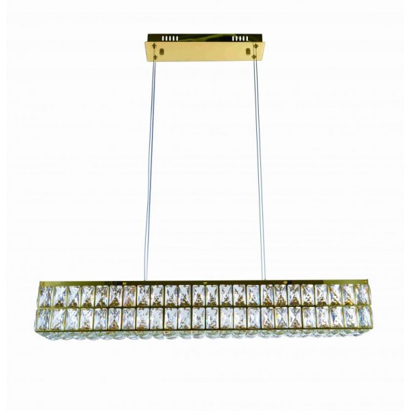 2787E/32W GOLD+CLEAR (1) Люстра NW