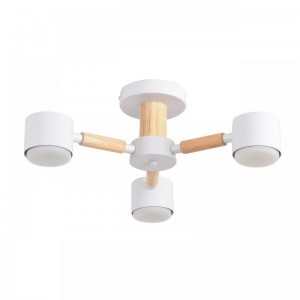 8306/3C COMFI белый, металл/дерево Светильник потолочный GX53 LED 3*7W 220V VUDI