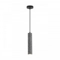 8354/1A SUSPENTIONI черный, металл/цемент Подвес GU10 LED 5W 220V SHAMAREL
