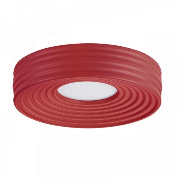 7705/40L AVRA LED SN 044 Светильник металл/пластик/белый/красный LED 40Вт 4000K D470 IP20 MACARON