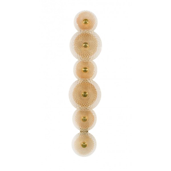 W5856P/6 GOLD+CLEAR+AMBER (1) Настенный светильник  NW
