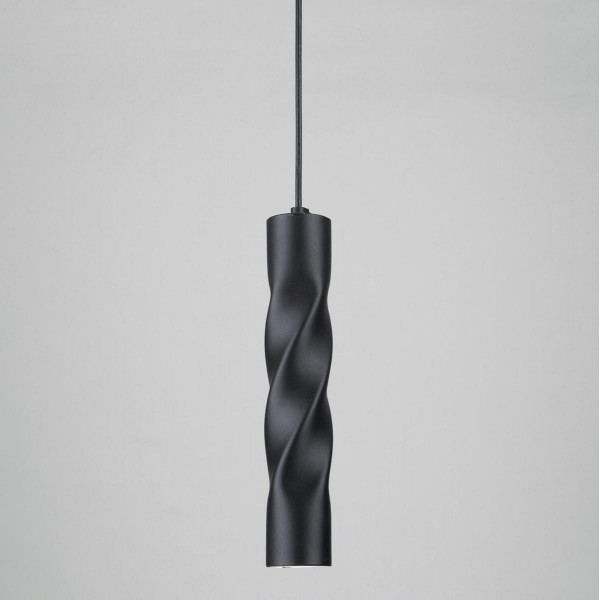 Подвесной светодиодный светильник Eurosvet Scroll 50136/1 LED черный