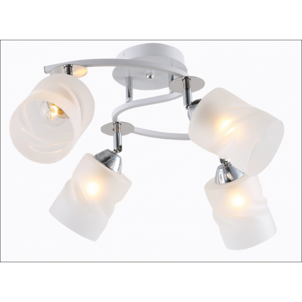 74403/4 CHROME+WHITE (2) Люстра (RL)