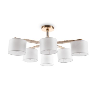 Потолочная люстра Freya Pipe FR5386CL-06G Потолочная люстра Freya Pipe FR5386CL-06G