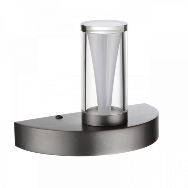 7143/5WL HIGHTECH ODL26 Настенный светильник  черный gun powder/акрилл/металл IP20 LED 5W 402Лм 3000K 180° 220V DEFANCE