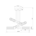 Подвесная люстра Eurosvet Oriens 60166/6