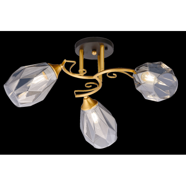 4617/3 BK+GD (4) Люстра (RL)