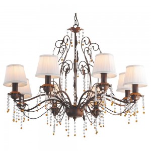 Подвесная люстра Arte Lamp Medici A9468LM-8BR