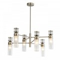 8277/6 MODERNI сатин никель/прозрачный, металл/стекло Люстра Е14 6*40W 220V DENVER