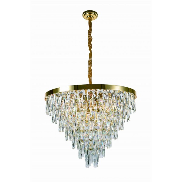 5729E/18A GOLD+CLEAR (1) Люстра (в 2-х коробках) NW