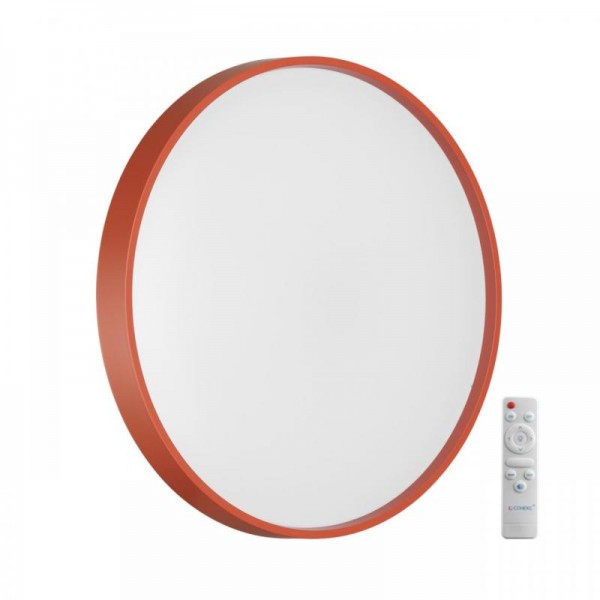 7744/EL COLOR SN 127 Светильник светодиодный потолочный пластик/белый/красный LED 70Вт 3000-6000К D480 IP43 пульт ДУ MAVIC