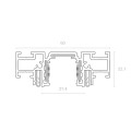 Шинопровод для монтажа в натяжной потолок Novotech Shino Flum 135180