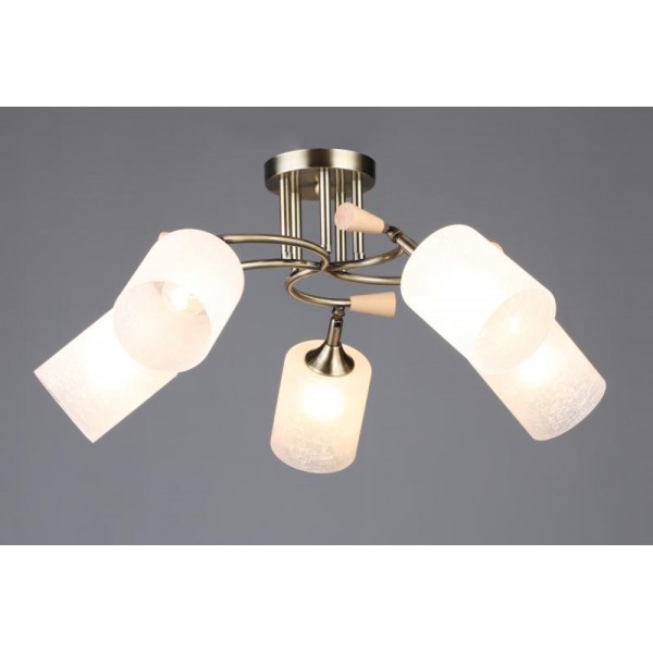 6405/5 AB+WOOD (1) Люстра (RL)