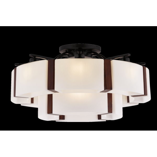 8101/8+4H-W COFFEE (1) Люстра  (в 2-х коробках)