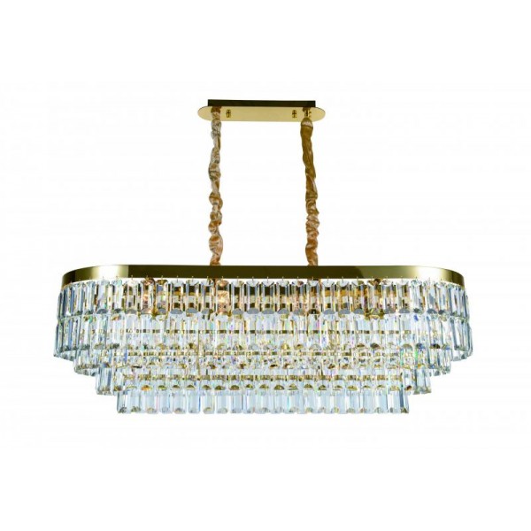 2752E/14A GOLD+CLEAR (1) Люстра (в 2-х коробках) NW #