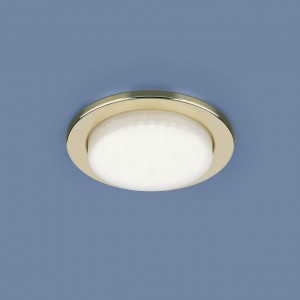 Встраиваемый светильник Elektrostandard 1035 GX53 CH золото a040749