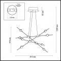 Подвесной светодиодный светильник Odeon Light L-vision Costella 3906/48L
