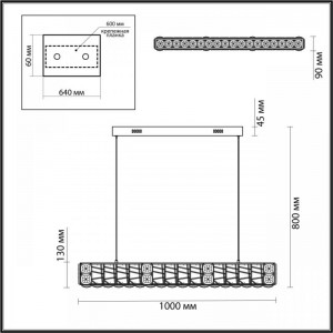 Подвесная люстра Odeon Light VERSION 5071/40L
