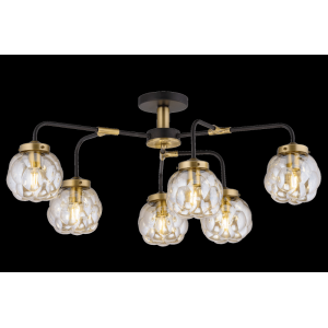 40345MD/6 MBK+AB (1) Люстра (NW)