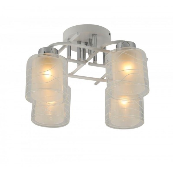 07378/4 WHITE+CHROME (2) Люстра (RL)