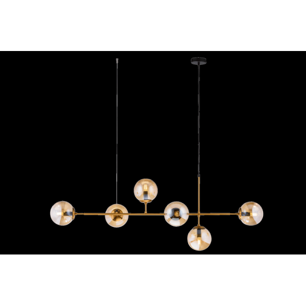 5135MDM/6 BRO+AMB (1) Люстра NW