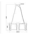 Подвесная люстра Arte Lamp Grato A4079LM-6CC