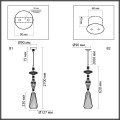 Подвесной светильник Odeon Light Exclusive Modern Terra 5414/1B