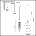 Бра Odeon Light Exclusive Hightech Mercury 5422/17WL