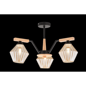 5092/3 BK+WOOD (4) Люстра (RL) 5092/3 BK+WOOD (4) Люстра (RL)