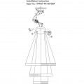 Подвесной светодиодный светильник Kink Light Далим 09430-40+60+80A,19