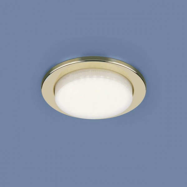 Встраиваемый светильник Elektrostandard 1035 GX53 CH золото a040749