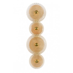 W5856P/4 GOLD+CLEAR+AMBER (1) Настенный светильник  NW