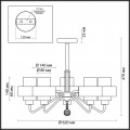 Потолочная люстра Lumion Comfi Drew 3705/5C