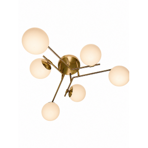 INL-4322/6 Brass ЛЮСТРА ПОТОЛОЧНАЯ