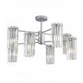 8348/8C CLASSI хром/прозрачный, металл/хрусталь Люстра подвесная E14 8*40W 220V FAVLA