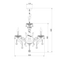 Подвесная люстра Bogates 701/5 Strotskis