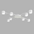 8305/8C COMFI белый, металл/акрил Светильник потолочный GX53 LED 8*7W 220V BENUA
