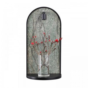 7176/3WL HIGHTECH ODL26 Настенный светильник  темно-зеленый/черный/мрамор/металл IP20 LED 3W 250Лм 3000K 220-240V GIARDINO