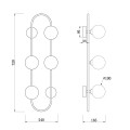 Настенный светильник Freya Inversion FR5233WL-04BS1