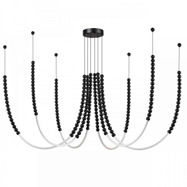 7149/70L HIGHTECH ODL26 Подвесной светильник  черный/акрилл/металл IP20 LED 70W 4300Лм 3500K 300° 220V MONELLA